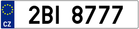 Truck License Plate
